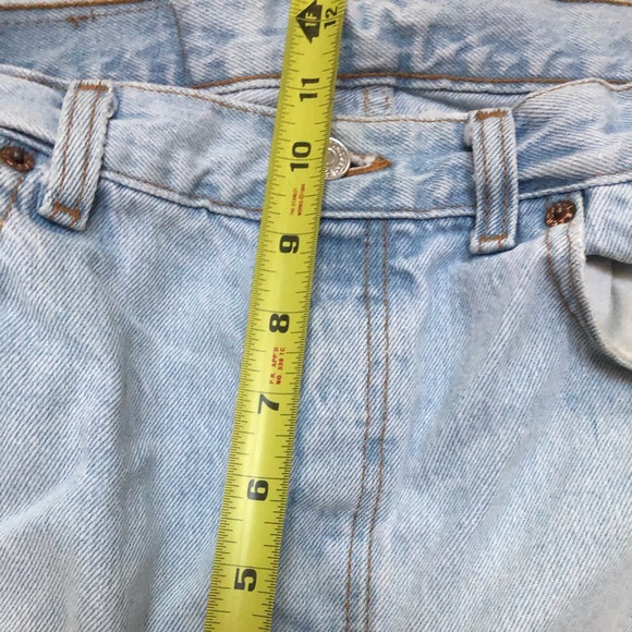 Vtg  Levis 501 USA 33x27 holes thrashed grunge - Picture 2 of 9